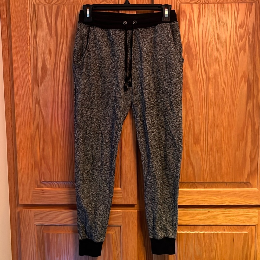 Gray Fuzzy Joggers
